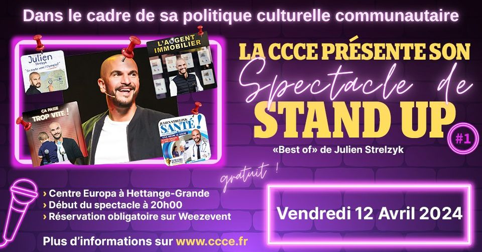 Spectacle de Stand Up avec Julien Strelzyk