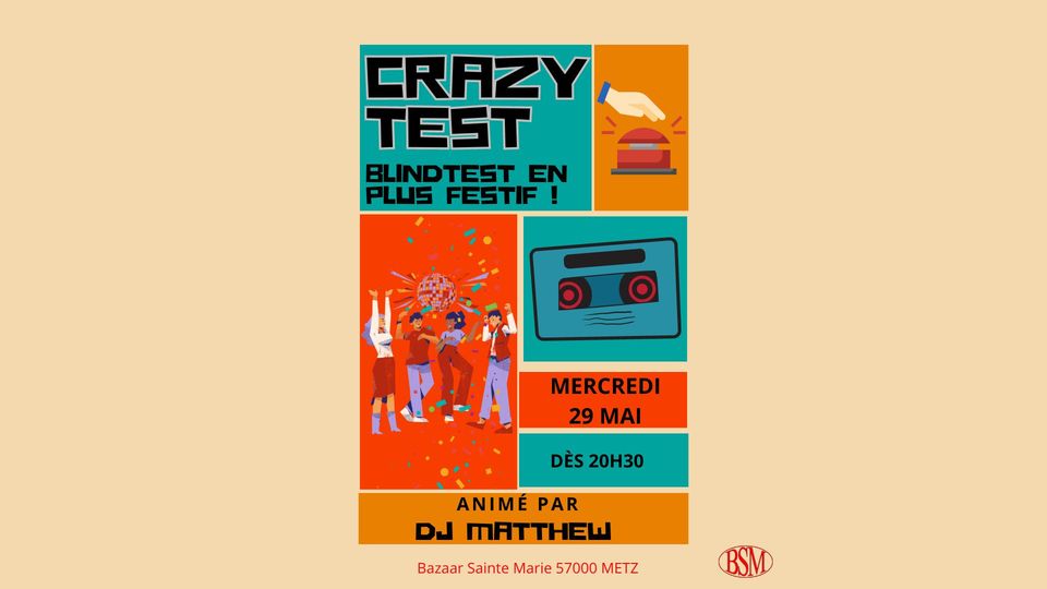 Crazytest (BlindTest even more festive)