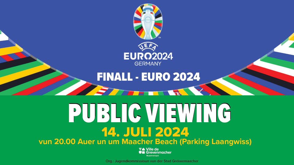 Projection publique de la finale de l'EM2024