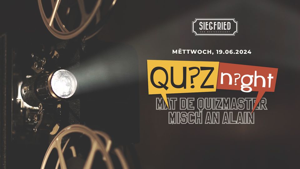 Quiznight mam Misch an Alain