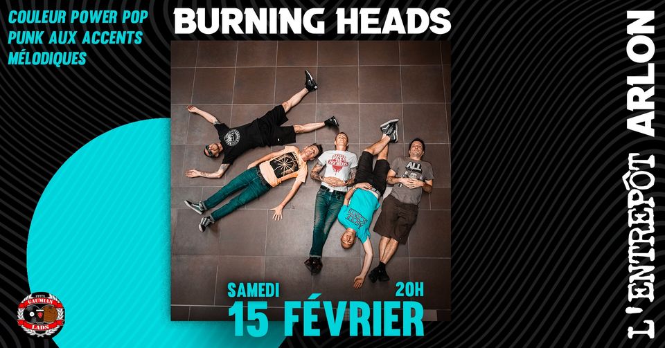 Burning Heads + support - pop