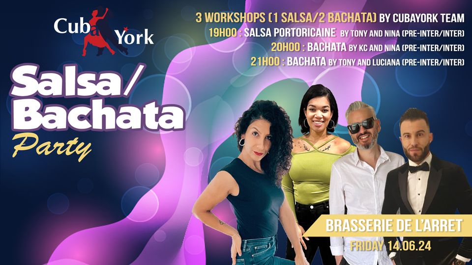 Friday Bachata-Salsa Party with TonyDJ