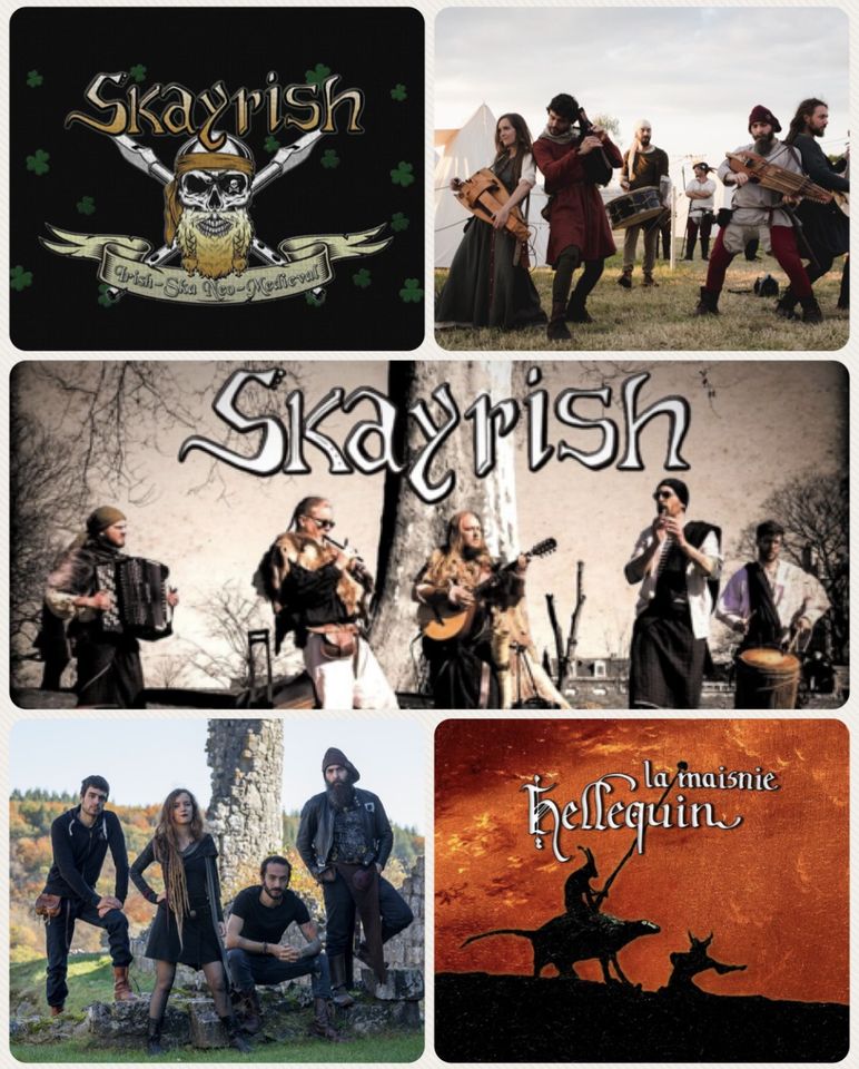 Concerts Skayrish & La Maisnie Hellequin