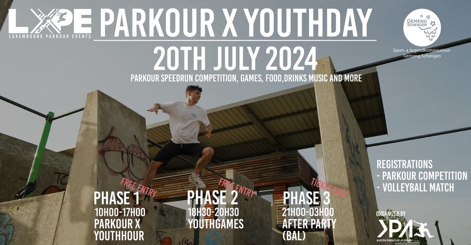 Parkour X YOUTHDAY 20th JULY 2024 |