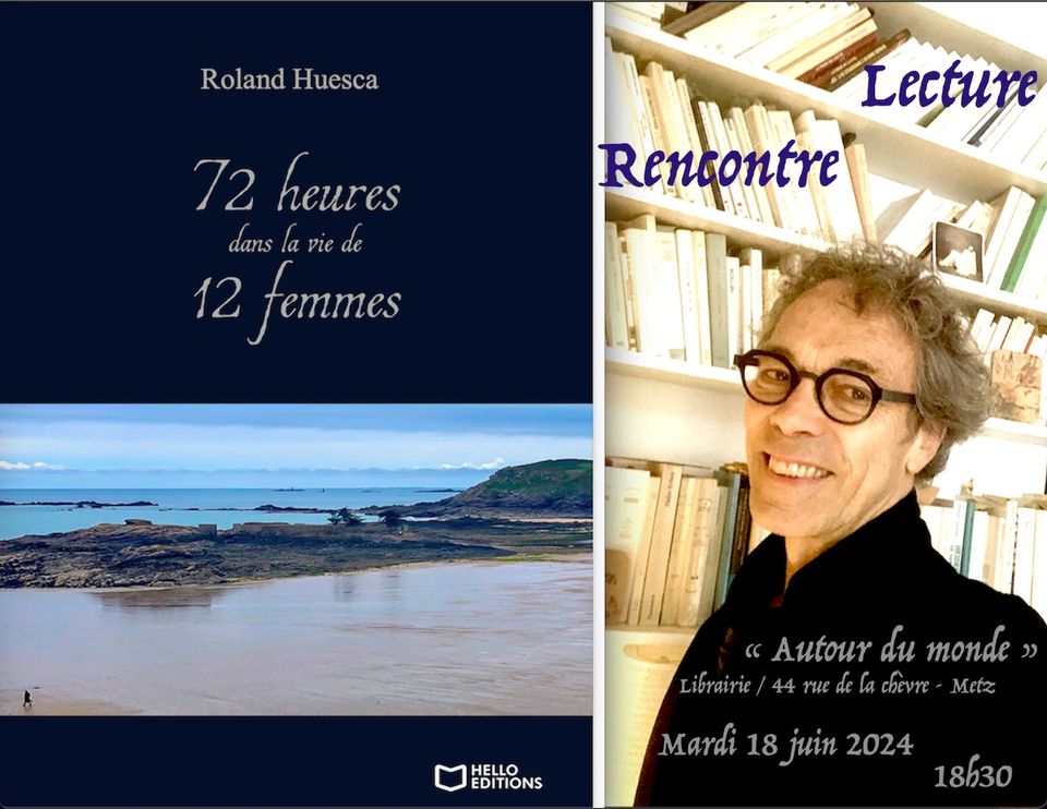 Lecture, rencontre avec Roland Huesca !