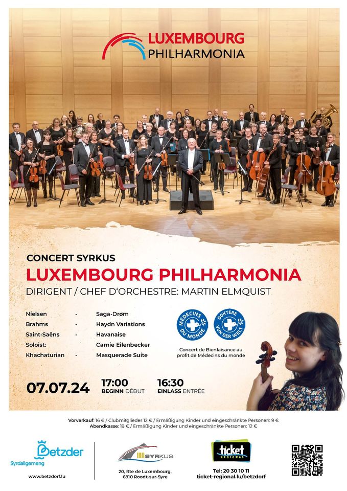Luxembourg Philharmonia - Concert de Benefaisance