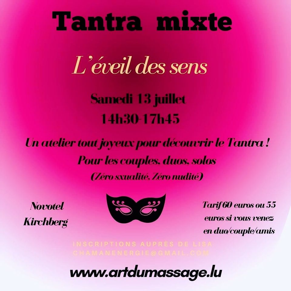 Atelier Tantra  L’éveil des sens