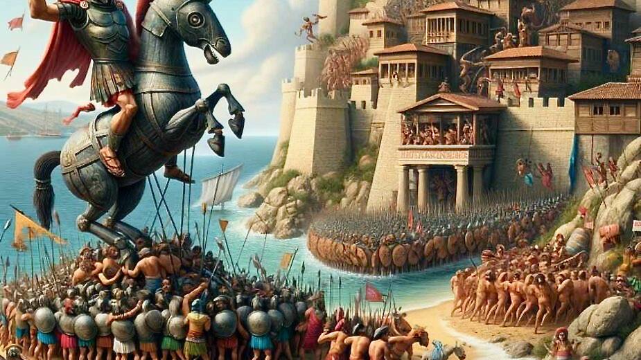 The Trojan War took place - Theater