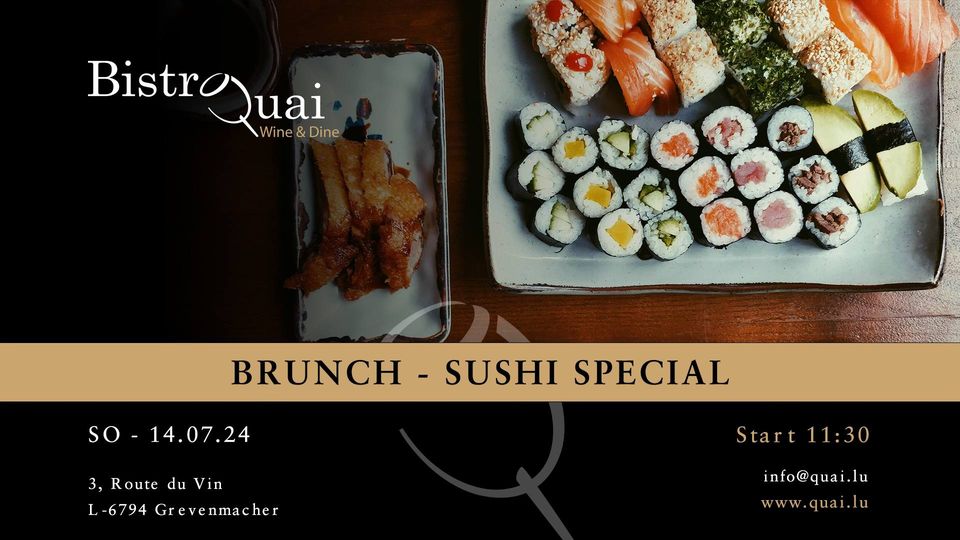 Brunch am Quai - Sushi Special mam Chef Rafaela