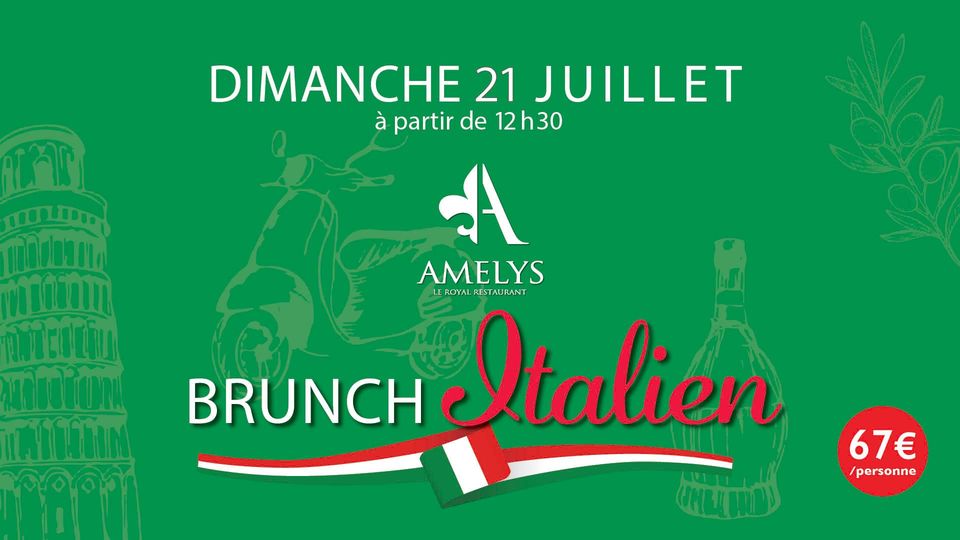 Italian brunch at the Amélys restaurant