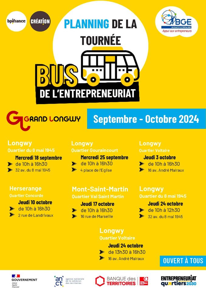 Bus de l'Entrepreneuriat