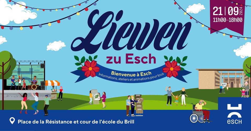 Liewen zu Esch: Une journée pour s'informer, apprendre et s'amuser !