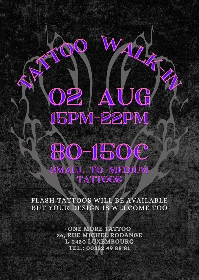 Tattoo Walk-in Event