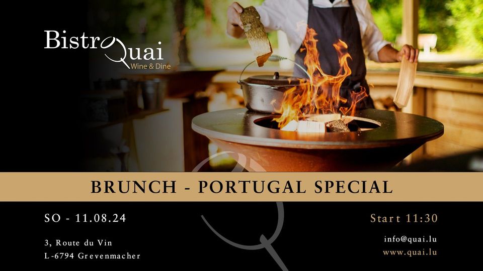 Brunch am Quai - Portugal Special mam Chef Ivan