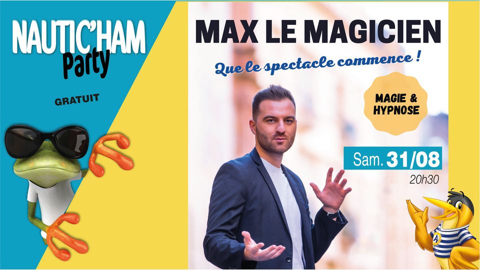 Magie et Hypnose avec Max le Magicien