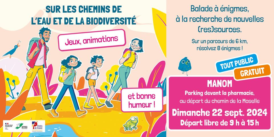 Balade à énigmes sur les chemins de l'eau et de la biodiversité