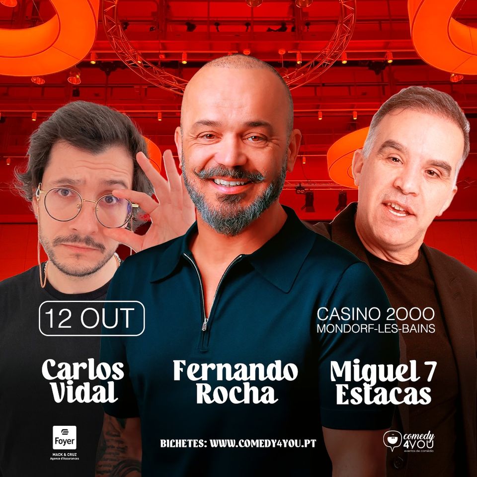 Fernando Rocha, Miguel 7 Estacas and Carlos Vidal in Mondorf-les-Bains