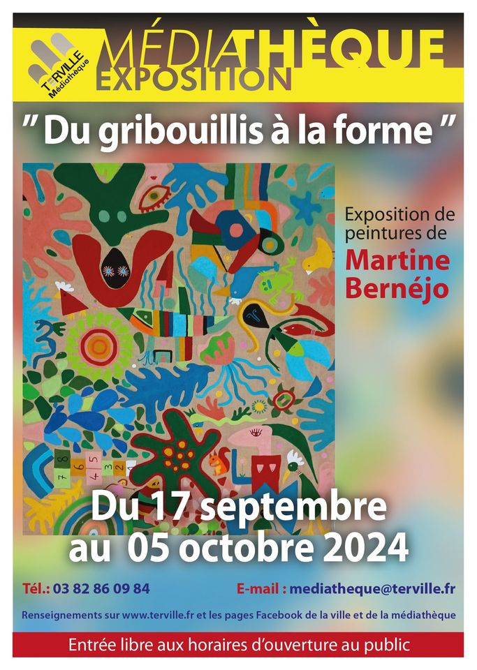 EXPO - From Doodle to Form - Paintings by Martine Bernéjo