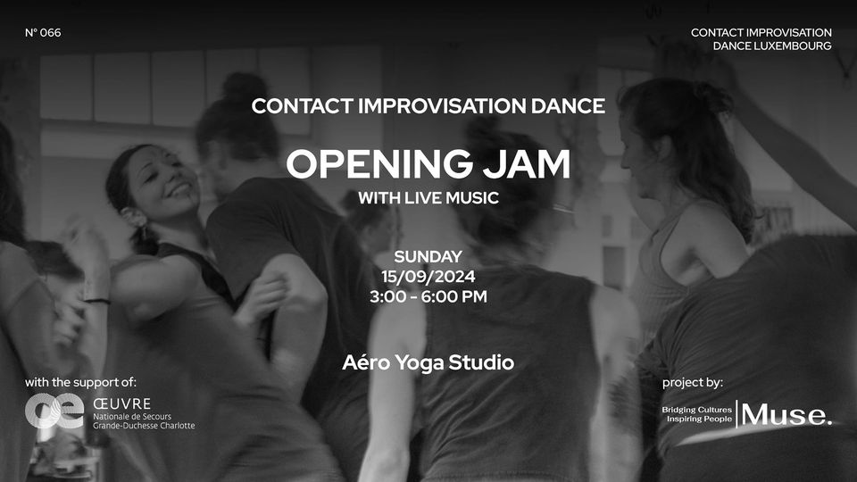 OPENING (Contact Improvisation Dance JAM with LIVE MUSIC) of the season