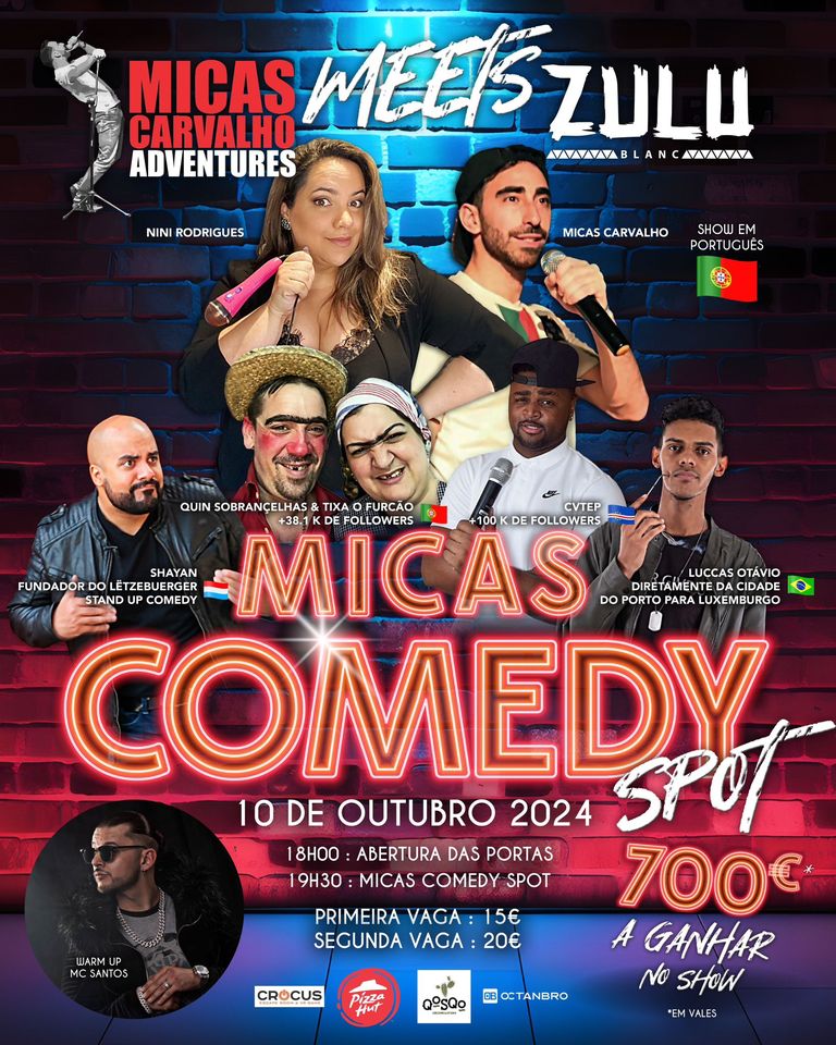 Micas Comedy Spot in Portuguese