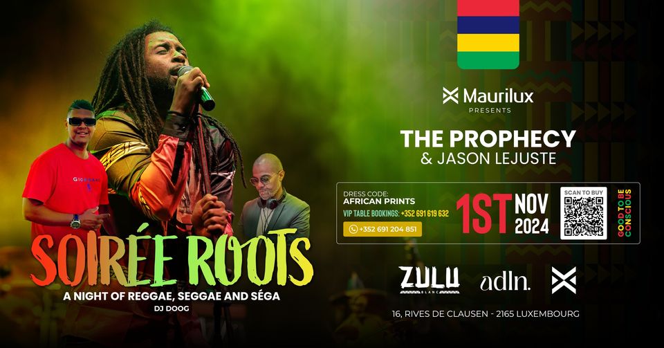 SOIRÉE ROOTS - The Prophecy | Jason Lejuste | DJ DOOG