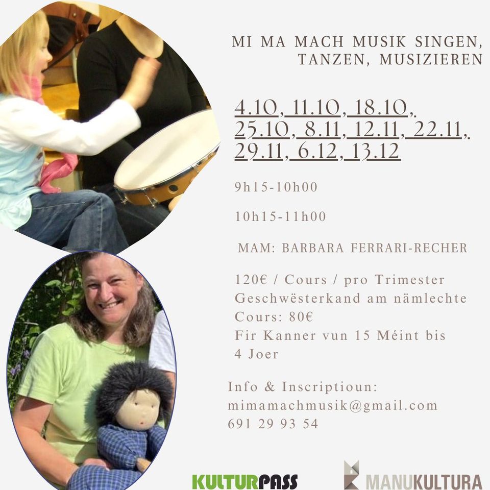 Mi ma mach music chant, danse, jouer de la musique