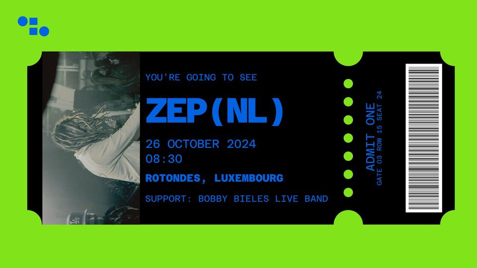 ZEP (NL) | soutenu par Bobby Bieles Live Band