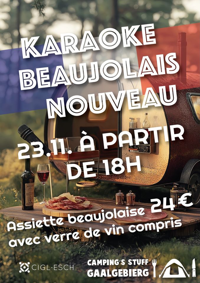 Karaoke & Beaujolais Nouveau Night