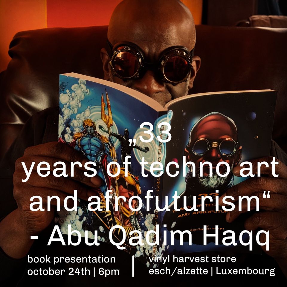 Presentation of the book "33 years of techno art & afrofuturism"