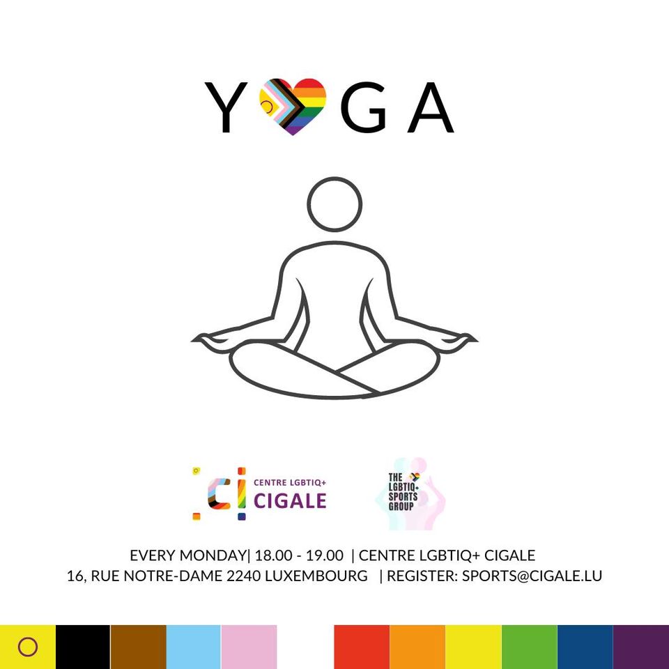 Yoga au Centre LGBTIQ+ CIGALE