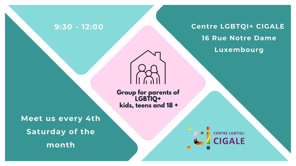 Group for parents of LGBTIQ+ kids, teens and 18+