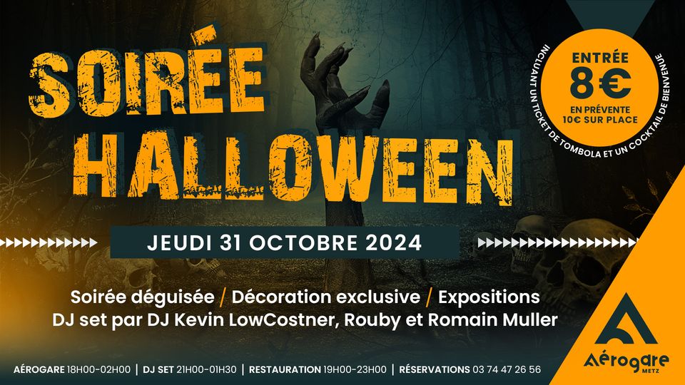 Halloween x l'Aérogare