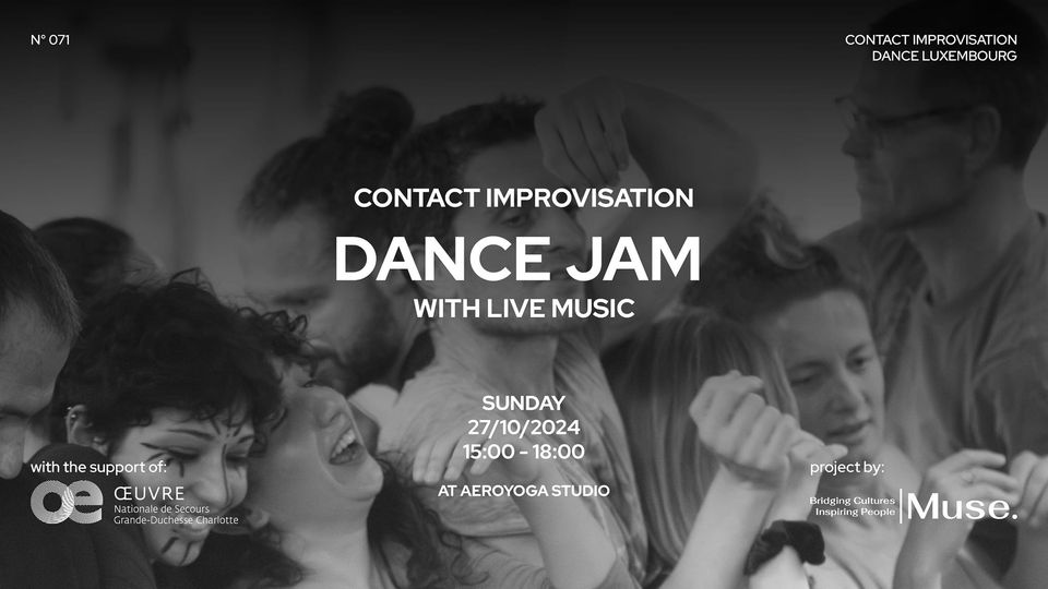 Contact Improvisation Dance JAM avec MUSIQUE LIVE