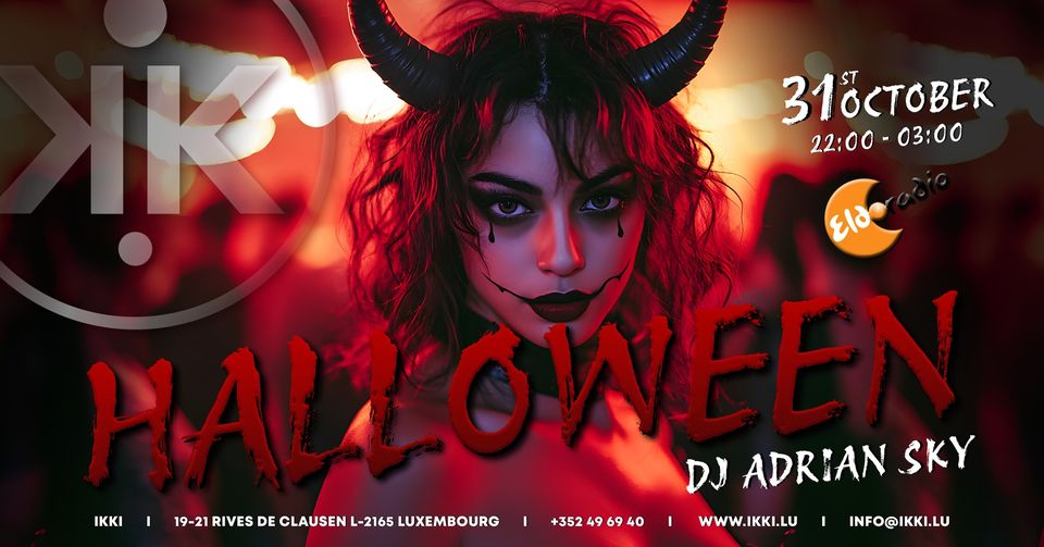 Halloween Party with DJ Adrian Sky at IKKI Luxembourg