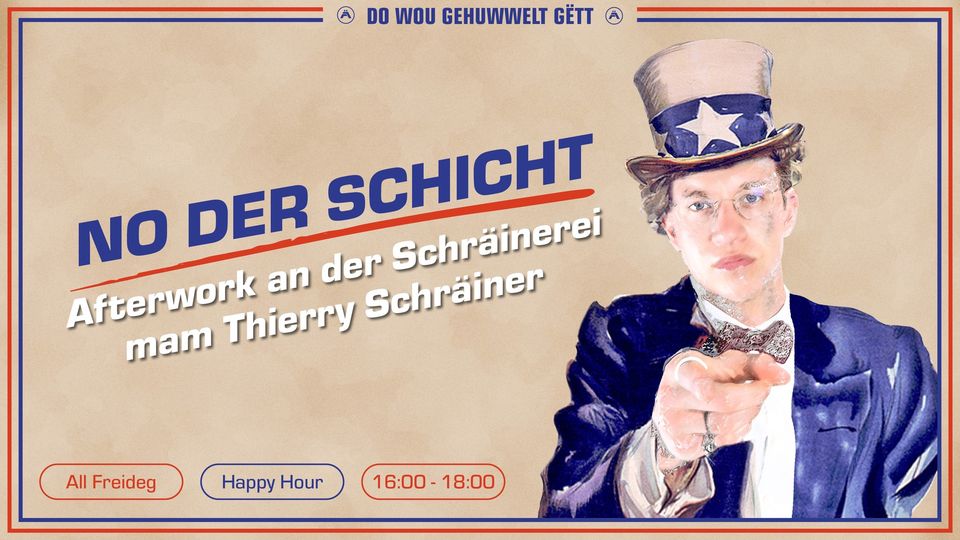 No der Schicht : Afterwork at the Schrängerei