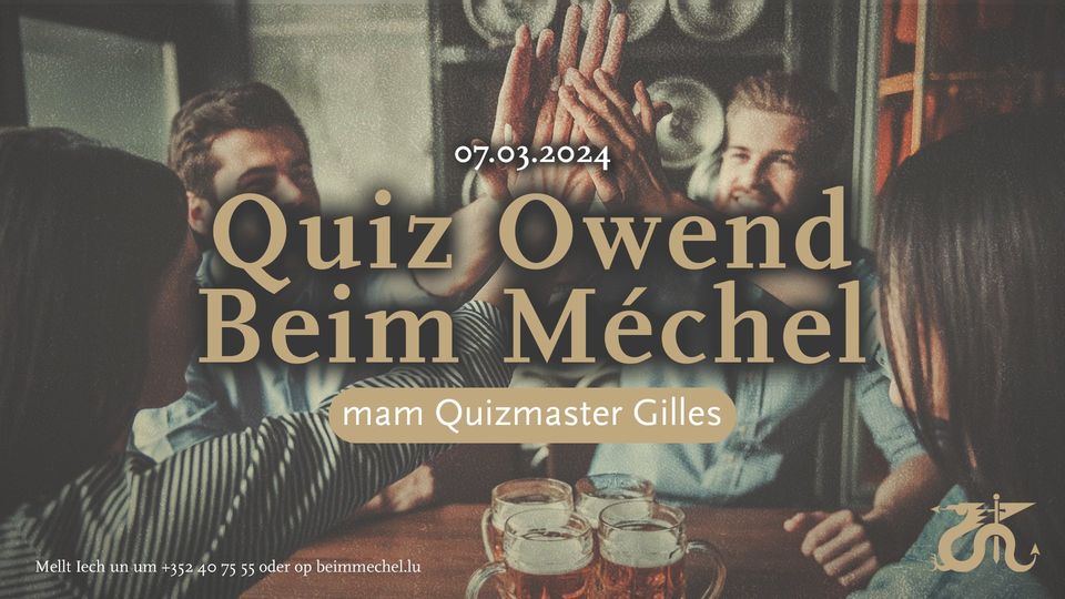 Soirée quiz Owend - Ouverture de la saison chez Gilles