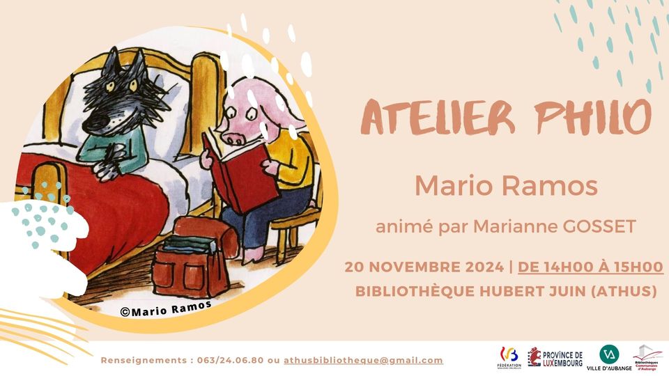 Atelier philo à la bibliothèque d'Athus