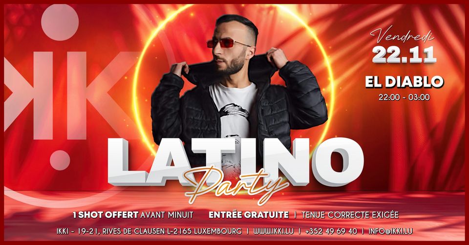 Latino Party DJ EL DIABLO at Ikki Luxembourg