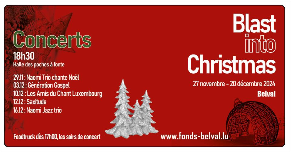 Blast into Christmas - Concert Les Amis du Chant Luxembourg