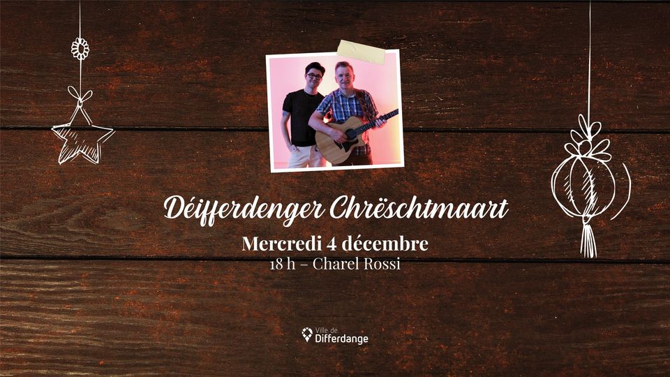 Christmas Market in Differdange with Charel Rossi