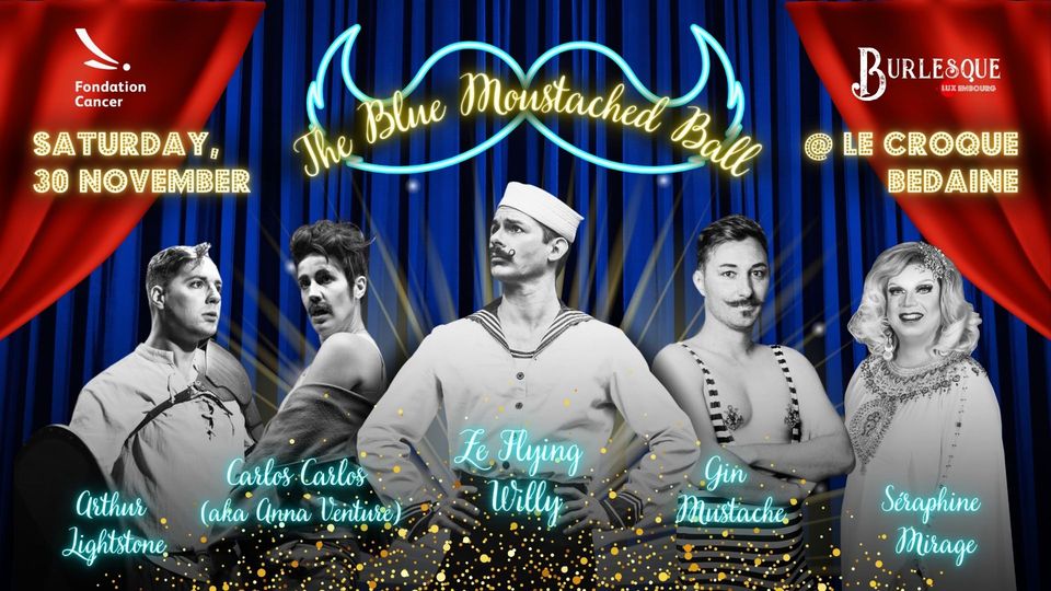 The Blue Moustached Ball