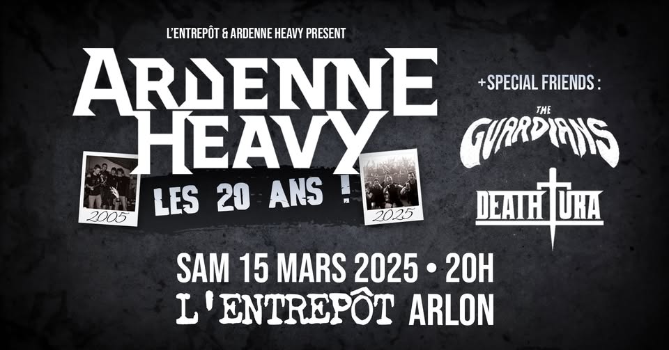 Ardenne Heavy : les 20 ans + guests - heavy metal