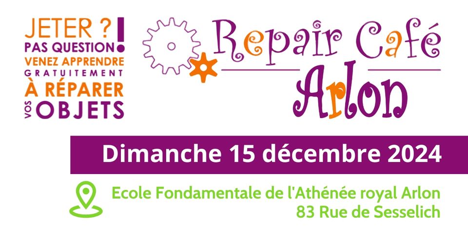 December Repair Café in Arlon