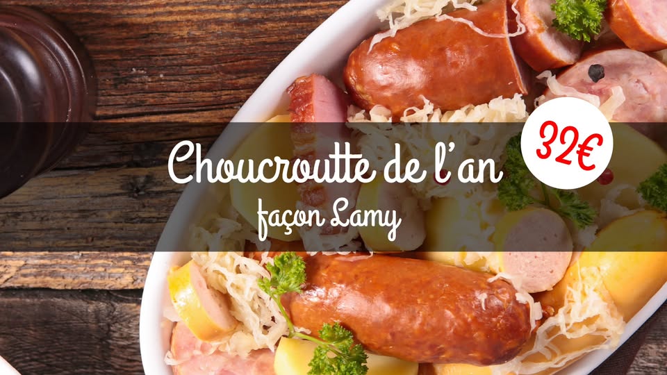 Choucroute de l'An façon Lamy