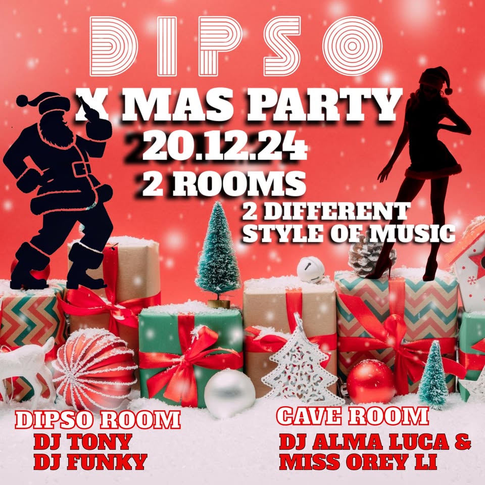 Christmas Party Line-Up at Dipso – December 20th!