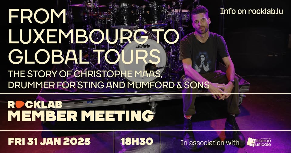 De Luxembourg aux tournées mondiales : l'histoire de Christophe Maas - Rockhal, Luxembourg