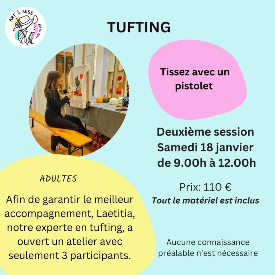 Atelier de tufting