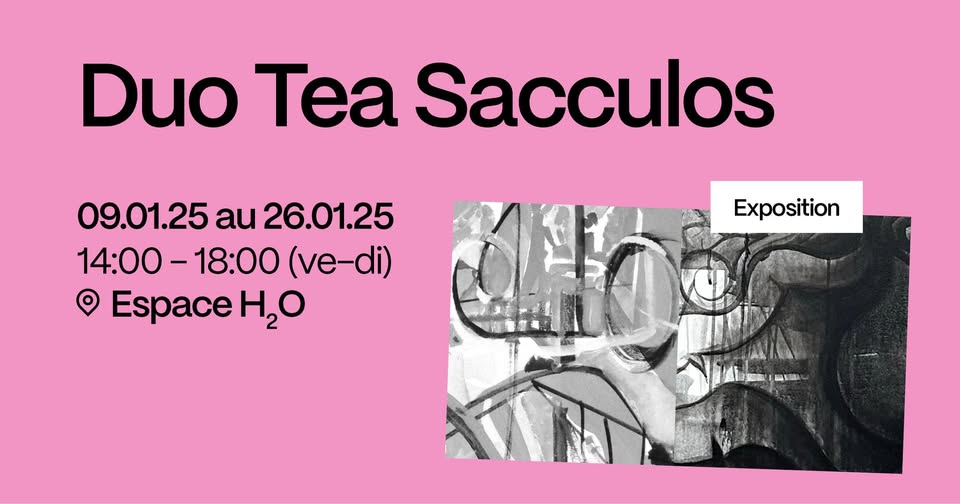 Duo Tea Sacculos Exhibition - Thierry Harpes and Jo Malano