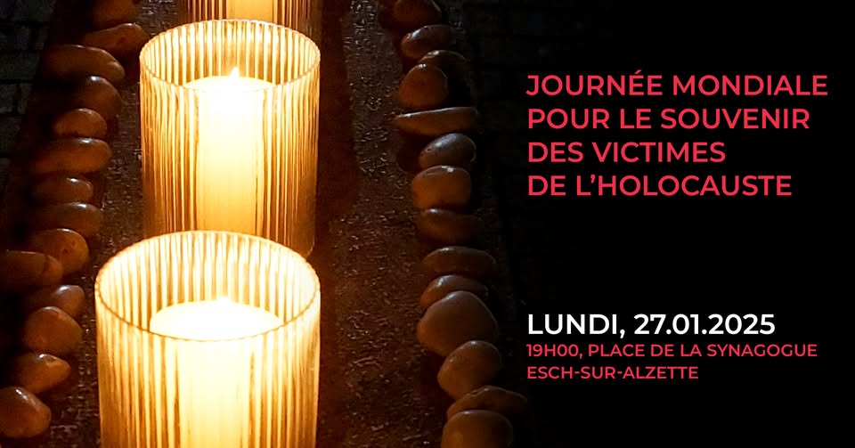 Commemoration of International Holocaust Remembrance Day - Esch/Alzette