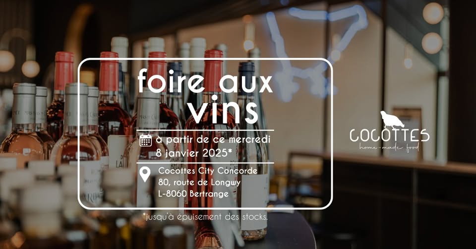 Foire aux vins - Cocottes City Concorde